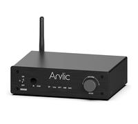 Arylic B50SE Récepteur stéréo Bluetooth 5.1 2.1 canaux Mini amplificateur de haut-parleur intégr 50 W x 2, stable et à distance, application de contrôle Go et égaliseur facile de contrôle