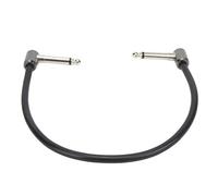 Arythia 30 cm Câble Patch pour Pédale d'Effet, Jack Guitare Électrique Coudé, Cordon Instrument Blindé à Faible Bruit, pour Pedalboard, Guitare et Basse