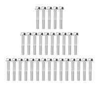 Arythia 30 Pcs Boulon M8x55, Vis M8 Cylindre Haute Dureté, Pièces de Rechange Générateur, pour Moteur Essence 168F 170F, Boulon de Cylindre M8 Résistant