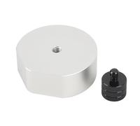 Arythia Adaptateur de Trépied pour Antenne Satellite, Support pour Mini Antenne en Aluminium, Fixation d'Antenne CNC avec Adaptateur Fileté 1/4-20 3/8-16, Montage Stable et Précis