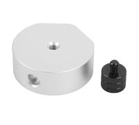 Arythia Adaptateur Trépied Satellite pour Mini, Support Antenne en Aluminium Durable, Fixation pour Antenne Filetée 1/4 in - 3/8 in, Support de Montage Portable