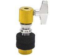 Arythia Hi Hat Clutch à Dégagement Rapide, Embrayage Charleston en Alliage d'Aluminium Durable, Accessoire Batterie pour Hardware et Support Cymbale (Yellow)