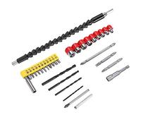 Arythia Kit 32 Pièces, Jeu de Forets et Embouts, Coffret Embouts Tournevis Multifonctions, Rallonge Flexible pour Perceuse, Outils de Vissage et Jeu de Douilles