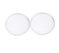 Arythia Lot de 2 Peau de Batterie 8 Pouces, Peau de Remplacement Tambour Durable, Pièce de Percussion Professionnelle, Accessoires Batterie pour Caisse Claire et Tom