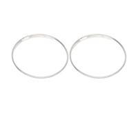 Arythia Lot de 2 Peau de Tambour 8,5 Pouces, Peau de Batterie Double Pli pour Remplacement, Accessoires Percussion Durable pour Caisse Claire et Tom, Film 2 Couches pour Résonance