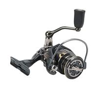 Arythia Moulinet de pêche en mer, 15 kg Drag 5.2:1, moulinet de pêche en métal, durable 3+1BB Spinning pour eau douce et eau salée, long engrenage de lancer (DA2000)