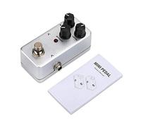 Arythia Pédale Compresseur Guitare, Mini Pédale D'effet Guitare Analogique, Compresseur Sustainer pour Guitare Électrique, Corps en Alliage d'Aluminium avec True Bypass et LED
