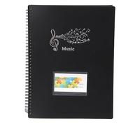 Arythia Porte-Partitions A4, Classeur Partitions 40 Vues, Dossier Partitions avec Pochette Musique Anti-Reflet, Cahier de Musique pour Piano, Orchestre et Chorale (C Type)