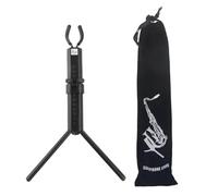 Arythia Support Saxophone, Pied pour Saxophone Pliable, Stand Saxo Portable Stable, Trépied au Sol avec Pieds en Métal, Accessoires Saxophone Anti-Rayures