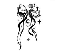 ARYU 3 PièCes Autocollants De Tatouage De Jus De Plantes Semi-Permanent Plante Longue DuréE Autocollant De Simulation Tatouage ImperméAble Non RéFléChissant W-55