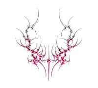 ARYU Autocollant De Tatouage Succube Lavable, Sexy, Pur DéSir, Abdominal, éTanche, Pour Couple FéMinin, Privé, 30x32cm