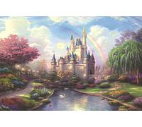 ARYU Puzzle Château de Rêve en Bois 1000 Pièces Cadeau Adulte Convient Pour Adultes À partir de 14 ans 1 Set 1 Puzzle 75x50 Cm Convient Pour Homme Et Femme Jeu Éducatif Cadeau Noël Anniversaire