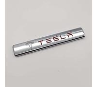 ARZARF Insigne de Logo de Voiture Sticker, pour Tesla Remplacement de l'emblème Emblème Autocollant Décoration Extérieure Accessoires,B