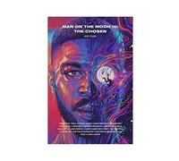 ARZARF Poster Kid Cudi Man On The Moon III - Couverture de l'album - 1 poster sur toile - Décoration murale - Pour salon, chambre à coucher - Style sans cadre (30 x 45 cm)