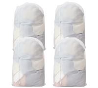 ARZASGO Lot de 4 sacs à linge en maille durable avec cordon de serrage pour linge délicat, vêtements, lingerie, chaussettes, soutiens-gorge et vêtements de bébé