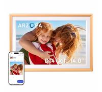 ARZOPA D14 - Cadre Photo Numérique 14" FHD IPS Écran Tactile WiFi (Or)