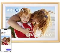 Arzopa D14 Cadre photo numérique 35.6 cm 14 pouces CEE: A (A - G) 1920 x 1200 Pixel 32 GB jaune or