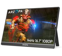 ARZOPA Écrans Portable 16,1" 144 Hz avec béquille, 106% sRGB 1920 × 1080P FHD HDR 144 Hz, Ultra Fin-Protection des Yeux-Deuxième écran Externe pour Ordinateur portable/PC/Mac/PS3/4/5/Xbox -Z1FC