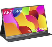 Arzopa S1 Table Moniteur LCD CEE: A (A - G) 39.6 cm (15.6 pouces) 1920 x 1080 pixels 16:9 25 ms HDMI™, USB-C® (DP Alt Mode)