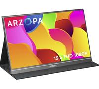 Arzopa S1 Table Moniteur LCD CEE: A (A - G) 39.6 cm (15.6 pouces) 1920 x 1080 pixels 16:9 25 ms HDMI™, USB-C® (DP Alt Mode), USB-C®, USB-A IPS LCD