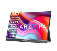 ARZOPA Z1C - Moniteur portable 16,1’’ 1080P FHD IPS 100% sRGB support écran externe bureautique