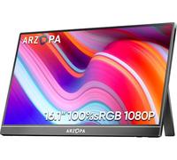 ARZOPA Z1RC Portable Monitor, 16" 2.5K 2560x1600 FHD, IPS Monitor Screen with Monopod Support with HDMI/Type-C/USB-C, Eye-Care Gaming Portable Screen