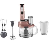arzum AR1103 Mixeur plongeant 1500 W fonction turbo, avec fonction pileur à glace, avec verre doseur, avec blender or rose
