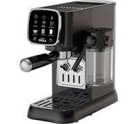 arzum OK0032-0500 Machine à expresso chrome avec réservoir de lait, avec embout de mousseur à lait