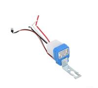 AS-10 Interrupteur de contrôle de lumière 12 V, capteur crépusculaire automatique pour lampadaire de jardin, porche, contrôleur étanche IP, avec portée de 10 m, marche/arrêt automatique à l'aube, bleu