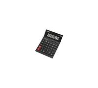 AS-2400 - Calculatrice de bureau - 14 chiffres - panneau solaire, pile - gris foncé