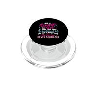 As A Cancer Girl I Have Three Sides - Horoscope du Signe du Zodiaque PopSockets PopGrip pour MagSafe