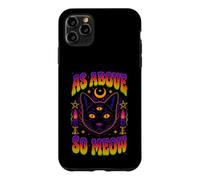 As Above So Meow Chat Noir Troisième Œil Occulte Coque pour iPhone 11 Pro Max