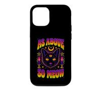 As Above So Meow Chat Noir Troisième Œil Occulte Coque pour iPhone 12/12 Pro