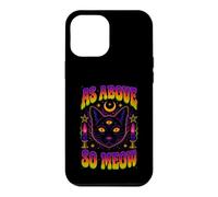 As Above So Meow Chat Noir Troisième Œil Occulte Coque pour iPhone 12 Pro Max
