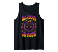 As Above So Meow Chat Noir Troisième Œil Occulte Débardeur