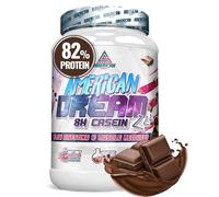 AS American Suplement - American Dream Casein - 900 g - Chocolat - Caséine micellaire - Aide à maintenir et à retrouver la masse musculaire - Avec des protéines de lactosérum