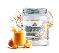 AS American Suplement - Nitro Adrenaline Shot Pre-Work Out - 300 g - Orange - Apport énergétique supplémentaire - Aide à améliorer les performances - L-Arginine, de la Bêta-Alanine et de la Caféine