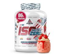 AS American Suplement | Premium Iso Zero | Protéine de lactosérum | Aide à augmenter votre masse musculaire | Faible en glucides | 0% Sucres (2 kg, Fraise)