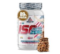 AS American Suplement | Premium Iso Zero | Protéine de lactosérum | Aide à augmenter votre masse musculaire | Faible en glucides | 0% Sucres (900 gr, Cookies)