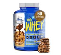 AS American Suplement | Proteine Whey Blueking | Proteines Musculation | Whey Protein | Augmente la Masse Musculaire et la Force | 1,8 kg | Évite le catabolisme | Contient de la Créatine | Cookies