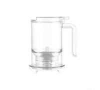 AS and PP Infuseur à thé 500 ml avec filtre amovible en acier inoxydable 304 et couvercle transparent pour une observation pratique de l'infusion (transparent)