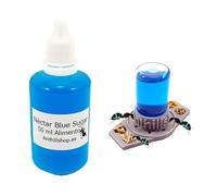 AS AnthillShop Nourriture pour fourmis - Nectar Blue Sugar 50 ml + Abreuvoir 3D avec 4 gouttes - Irrésistible pour vos fourmis