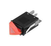 AS Axis Spindleon 1 Interrupteur Feux De Détresse Compatible avec Skoda Octavia I 1U2 1U5 Replace OEM 1U0953235B 12 V Bouton Triangle Rouge