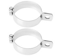 AS Axis Spindleon 2 pcs Colliers de Support de Phare de Fourche Avant Moto 52 mm-60 mm Chrome Compatible avec Honda Compatible avec Yamaha
