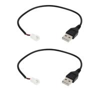 AS Axis Spindleon 2pcs Câble 24awg 22 cm USB a vers xh2.54 2 Broches Mâle xh2.54 et USB 5 v pour Projets d'alimentation Électronique et Voitures rc