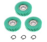 AS Axis Spindleon 3 Engrenages Obliques en Nylon 36T avec Roulements 608 Dimensions 8x11x38,5 Mm pour Moteur de Vélo électrique