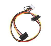 AS Axis Spindleon Câble d'alimentation sata 6 Broches vers Double sata 15 Broches 37 cm Adaptateur Répartiteur pour HDD ssd Compatible avec Acer