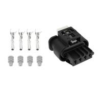AS Axis Spindleon Connecteur Femelle 4 Broches de Moteur de Calandre Active 1 Pièce Compatible avec Mercedes W177 W204 W205 W213 GLC CLA