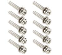 AS Axis Spindleon Lot de 10 vis pour support TV M4 x 20 mm compatibles avec téléviseurs LG