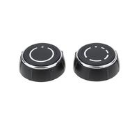 AS Axis Spindleon Lot de 2 Boutons de Réglage du Volume de L'autoradio 97064292901 97064293001 Compatibles avec Porsche 981/991 Boxster/Cayman